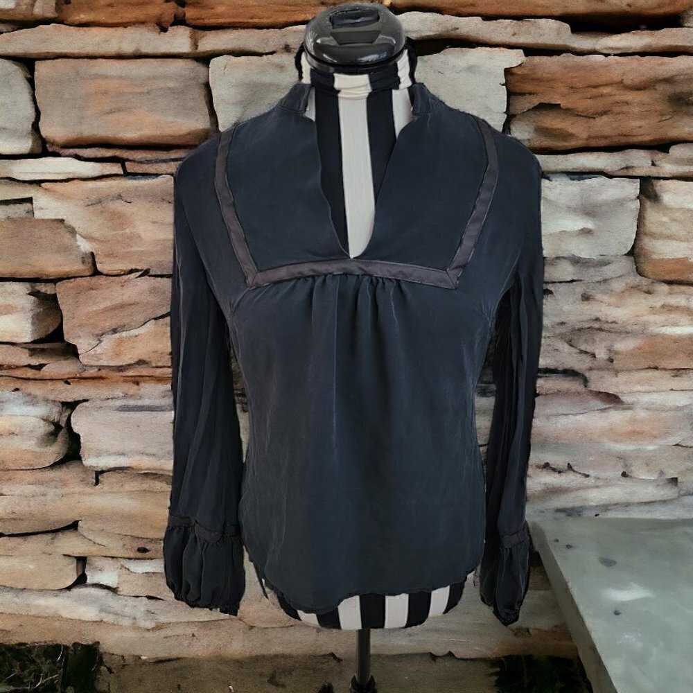 Banana Republic Silk Peasants Blouse - Size S